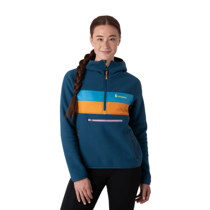 Teca Veste Polaire Demi-zip à Capuche Femme Recyclée Hot Mandala Cotopaxi