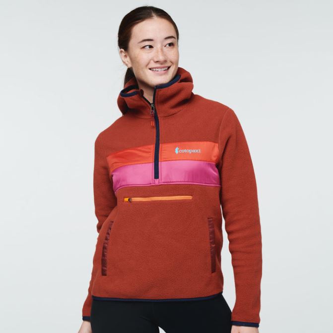 Cotopaxi Colorado Best Teca Veste Polaire Demi-zip à Capuche Recyclé Femme