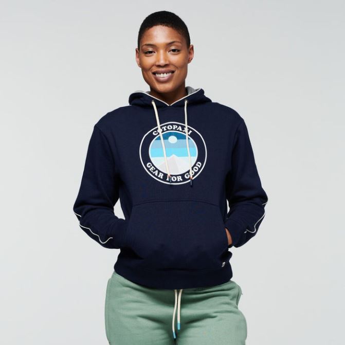 Cotopaxi Origin Sunny Side Sweat à Capuche Bio Femme Maritime