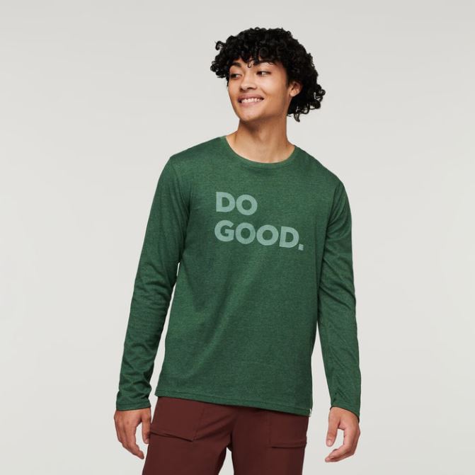 Origins Do Good T-shirt à Manches Longues Hommes Forêt Cotopaxi