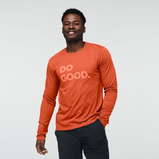 Original Cotopaxi Do Good T-shirt à Manches Longues Hommes Canyon
