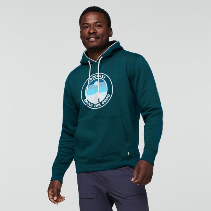 Deep Ocean Original Côté Ensoleillé Sweat à Capuche Organique Hommes Cotopaxi