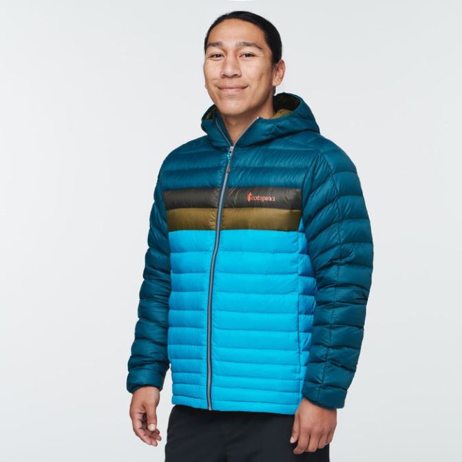 Fuego Doudoune à Capuche Hommes Cotopaxi Hot Deep Ocean-blue