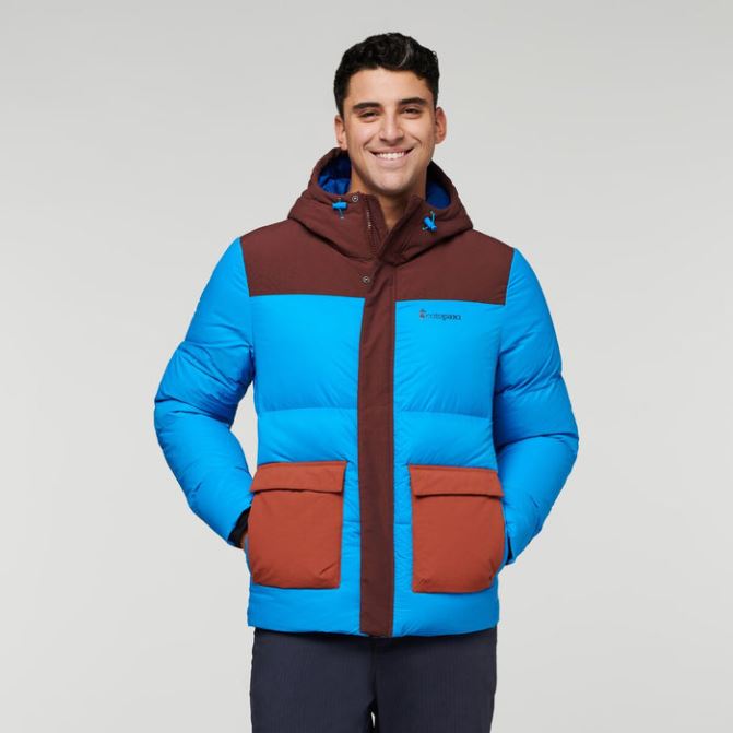 Parka En Duvet Châtaigne-eau Salée Solazo Hommes Collections Cotopaxi