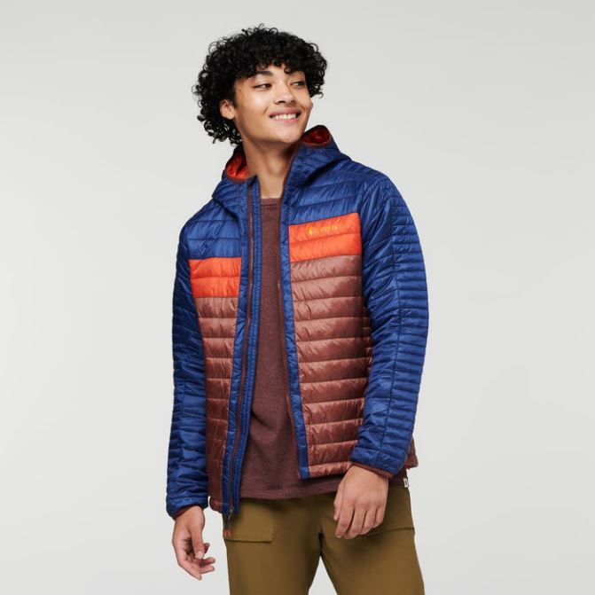 Capa Veste Isolante à Capuche Hommes Collections Cotopaxi Maritime-châtaigne