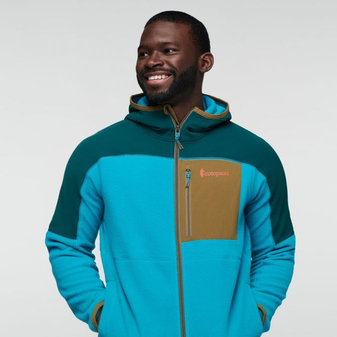 Abrazo Veste Polaire à Capuche Entièrement Zippée Hommes Deep Ocean-blue Marque Cotopaxi
