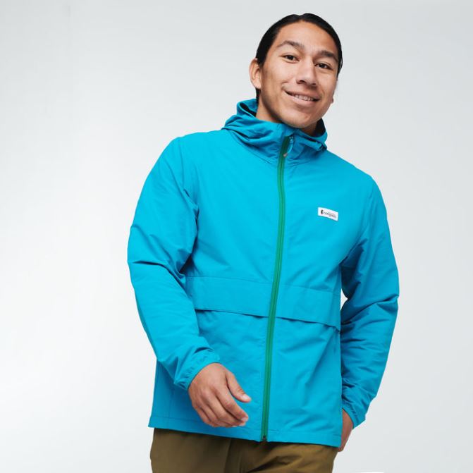 Cotopaxi Collection Bleu Minéral Viento Veste De Voyage Hommes