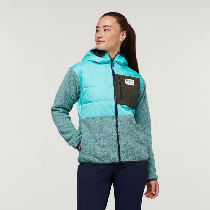 Cotopaxi Original Sky-bluegrass Trico Hybride Veste Femme