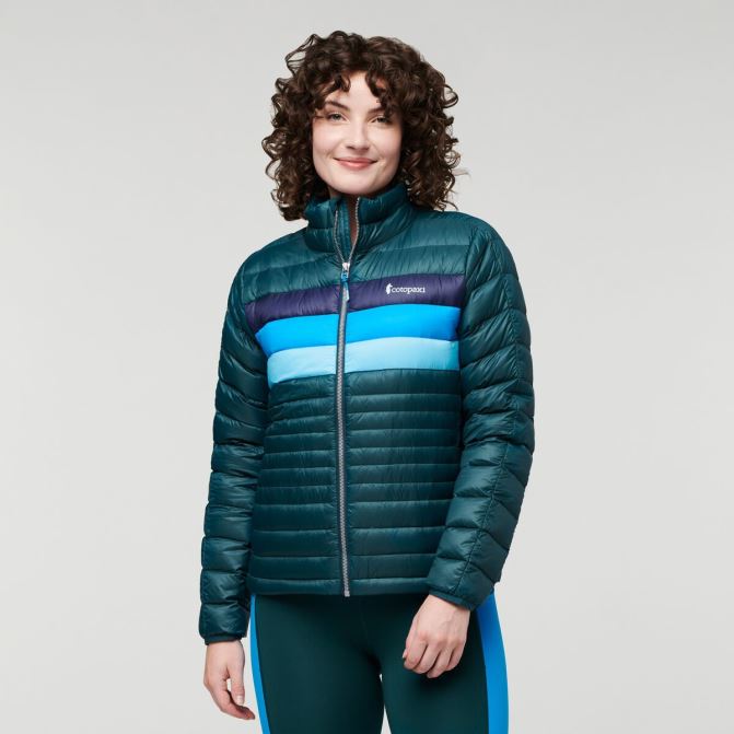 Deep Ocean Stripes Cotopaxi Doudoune Femme New Fuego
