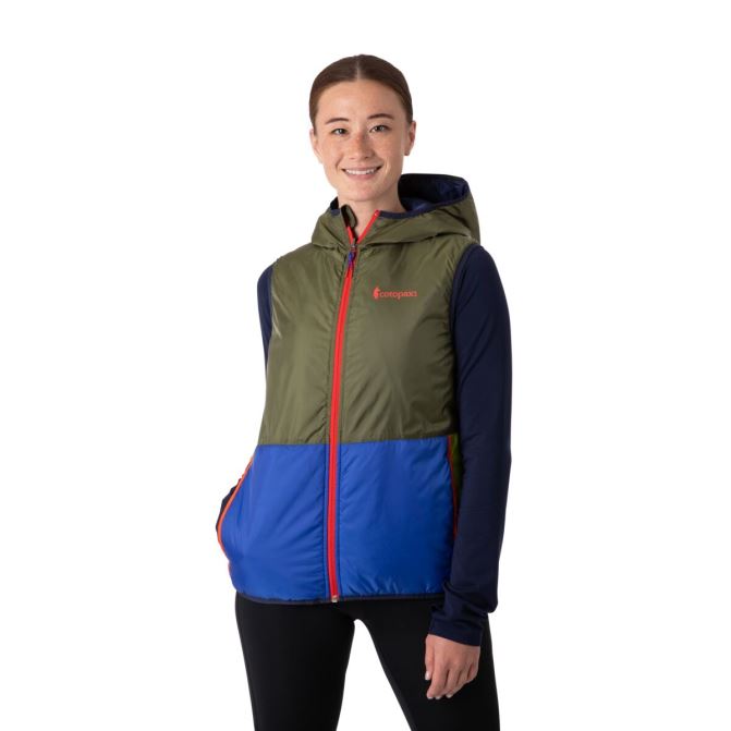 Cotopaxi Olive Oil Teck Gilet Chaud à Capuche Femme Original
