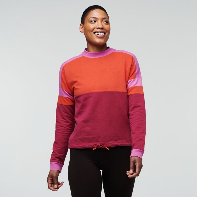 Cotopaxi Bandera Sweat Femmes Canyon-framboise Nouveau