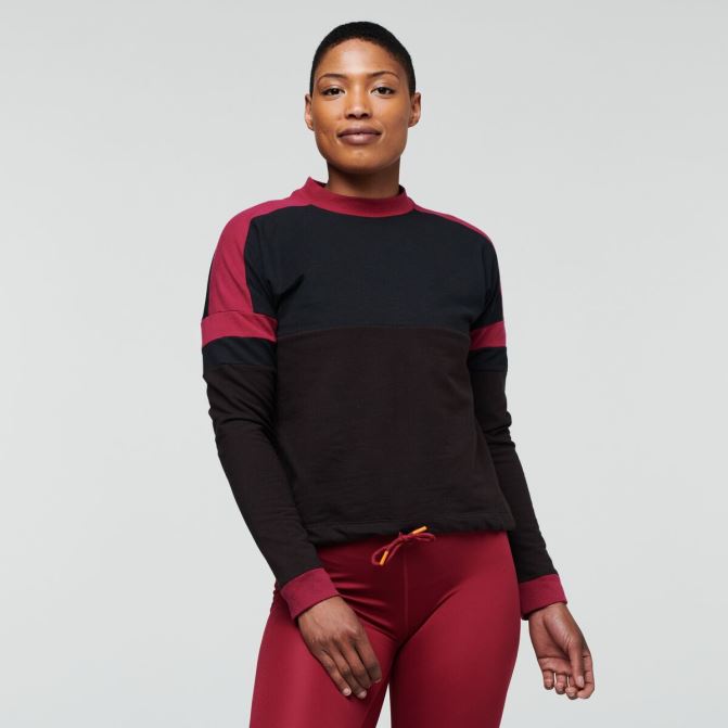 Cotopaxi Bandera Sweat Femmes Mode Noir-caverne