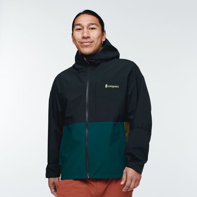 Noir Chaud Cielo Veste De Pluie Hommes Cotopaxi